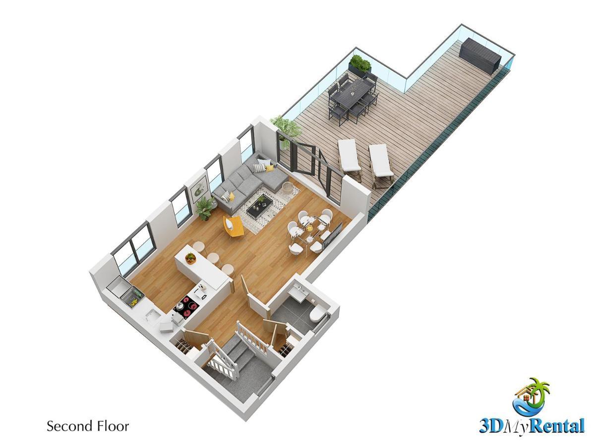 Modern Home For Small Groups By Stones Throw Apartments - Free Parking - Sea View Worthing Esterno foto